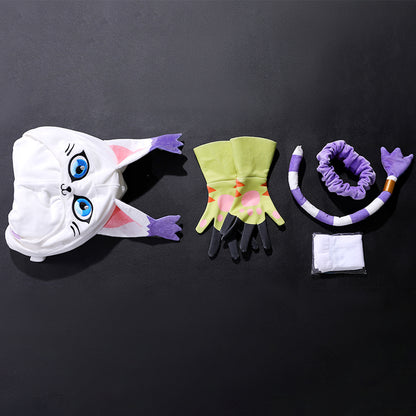 Digimon Story: Time Stranger Gatomon Kanan Yuuki Cosplay Costume