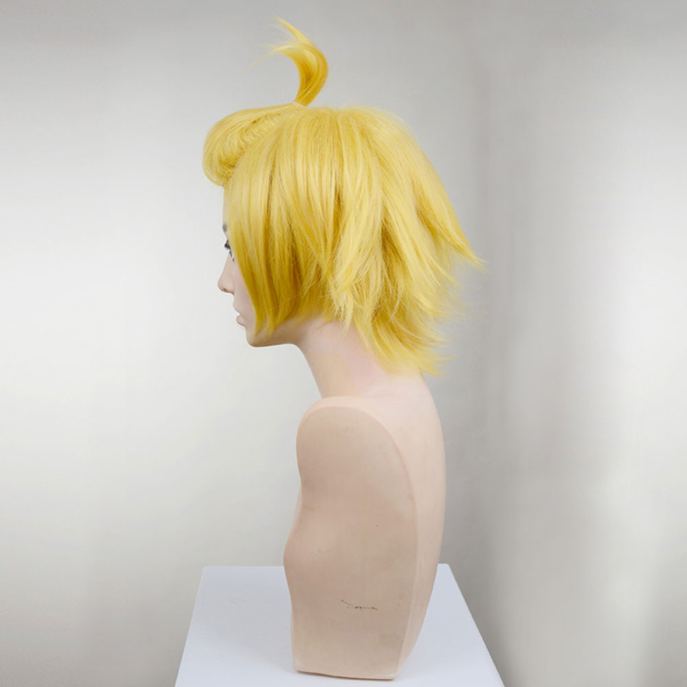 Chainsaw Man Denji Goldene Cosplay Perücke