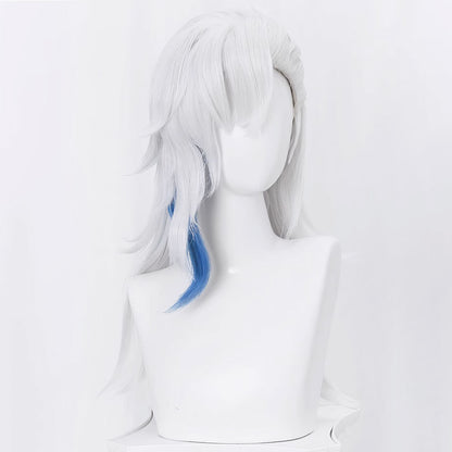 Genshin Impact Navilette Neuvillette Silver Cosplay Wig