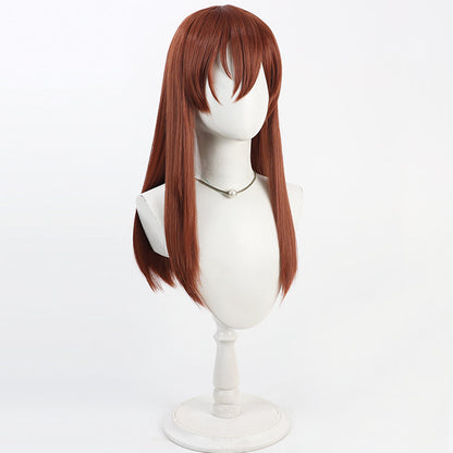 Dr.Stone Yuzuriha Ogawa Brown Cosplay Wig