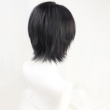 Genshin Impact Yelan 黑紫 Cosplay 假髮