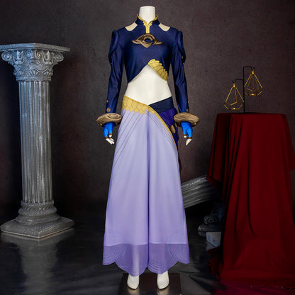 League of Legends LOL Yunara Cosplay Costume-Not including headwear
