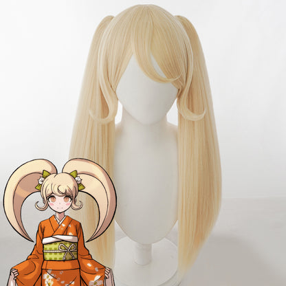Danganronpa 2: Goodbye Despair Hiyoko Saionji Golden Cosplay Wig