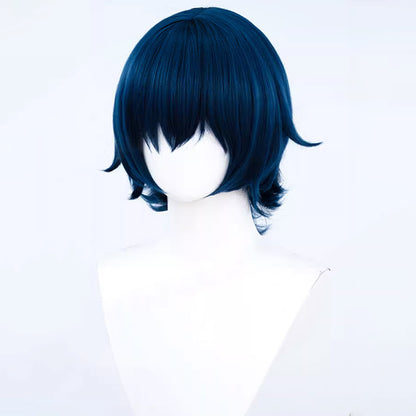 Metaphor: ReFantazio Travelling Boy Blue Cosplay Wig