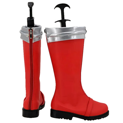 Akatsuki Deidara de Naruto Halloween zapatos blancos botas de Cosplay