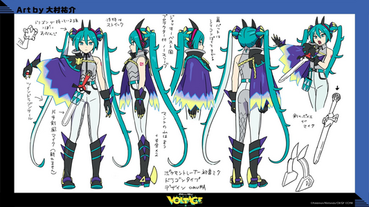Project Voltage Pokemon X Hatsune Miku Dragon-type Cosplay Shoes