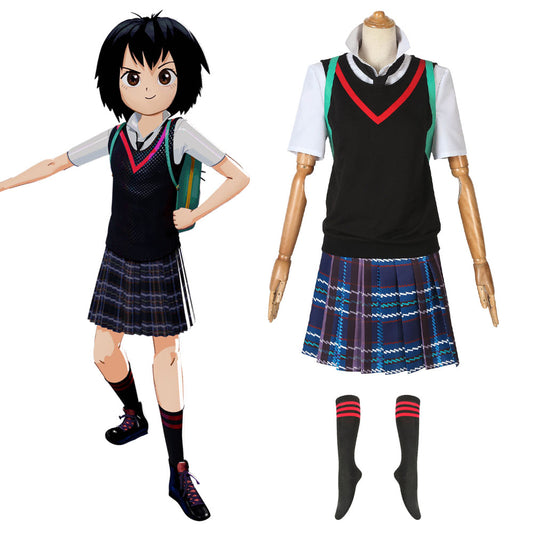 Marvel Spiderman Spider-Man: Into the Spider-Verse Peni Parker Cosplay Costume