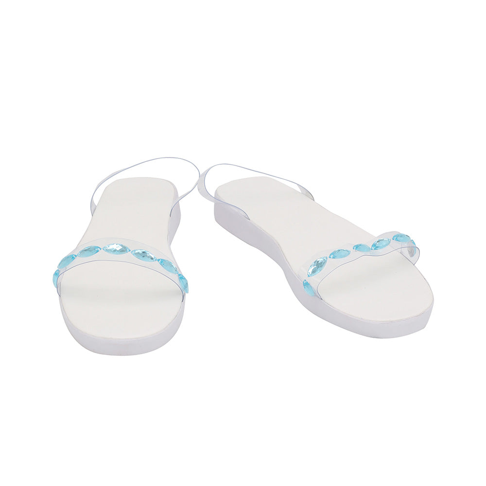 Frozen 2 Elsa Blue Cosplay Shoes