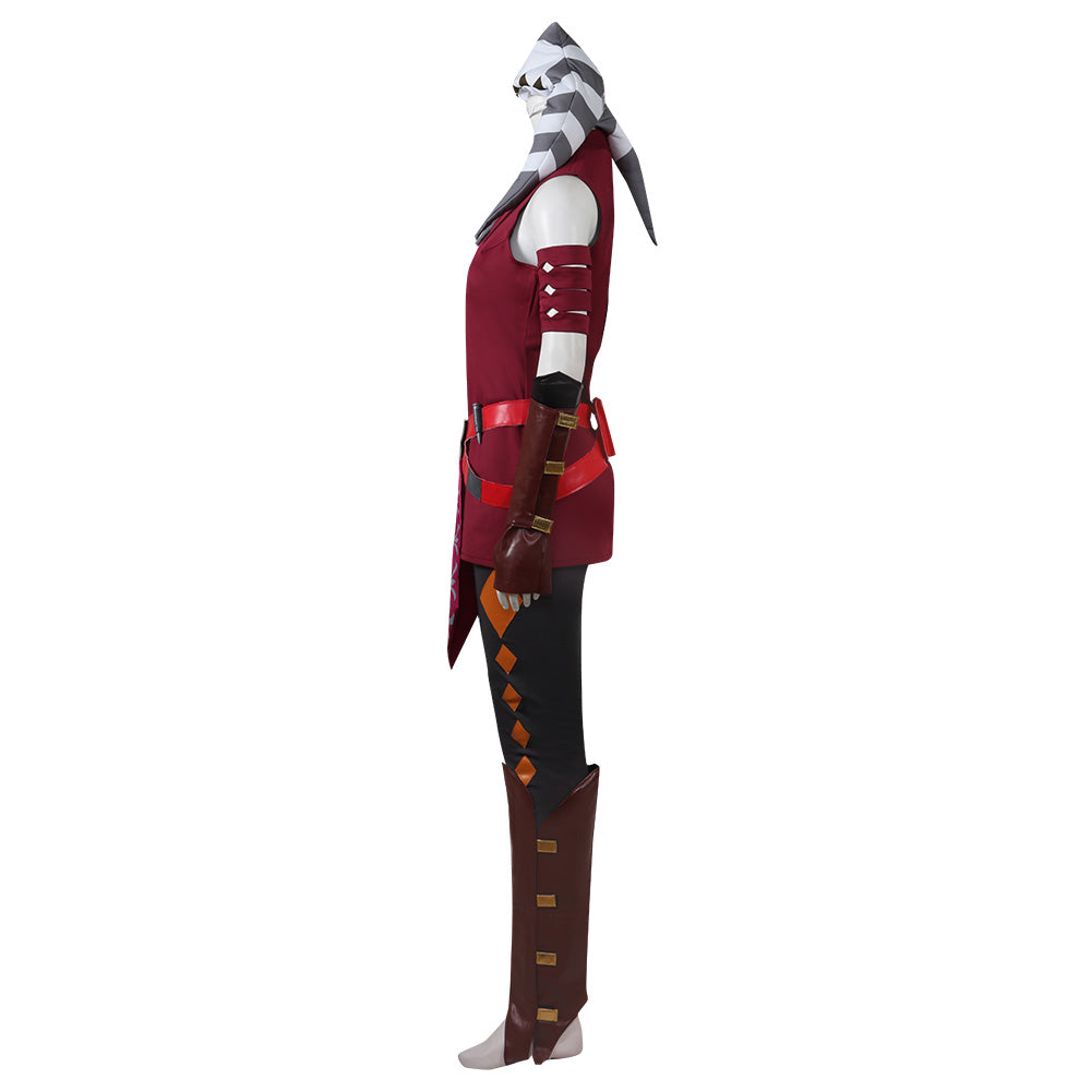 Red Ahsoka Tano Cosplay Costume