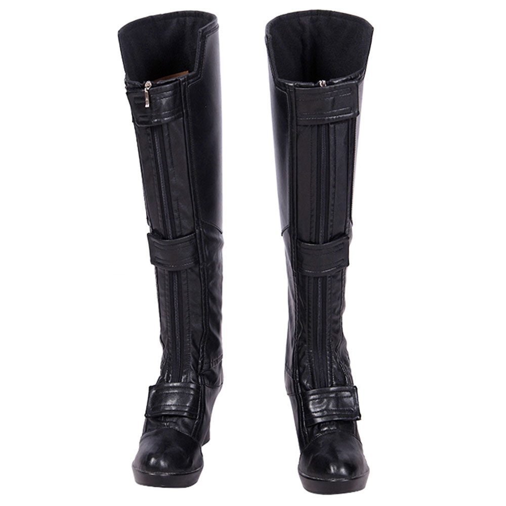 Marvel Avengers 4: Endgame Avengers Black Widow Natasha Romanoff Halloween Cosplay Costume-No Boots