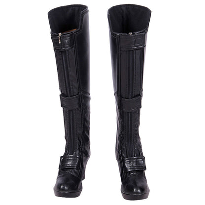 Marvel Avengers 4: Endgame Avengers Black Widow Natasha Romanoff Halloween Cosplay Costume-No Boots