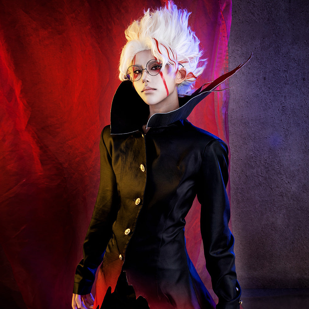Maschera Cosplay DAN DA DAN Okarun Ken Takakura - Metà Viso Lattice Halloween - Foto 4