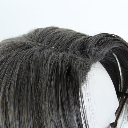 Ace Attorney Gyakuten Saiban Miles Edgeworth Gray Cosplay Wig