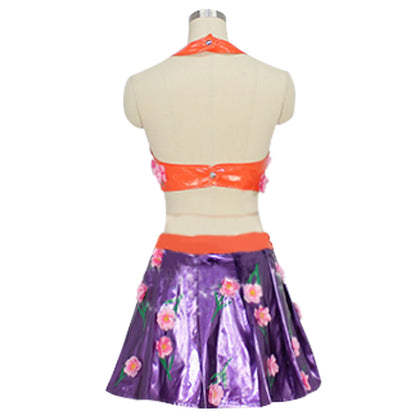 JoJo's Bizarre Adventure JoJo's Bizarre Encyclope Jolyne Cujoh Flower Cosplay Costume