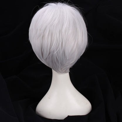 Peluca cosplay de plata de Arlan Honkai: Star Rail