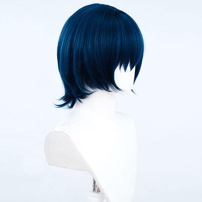 Metaphor: ReFantazio Travelling Boy Blue Cosplay Wig