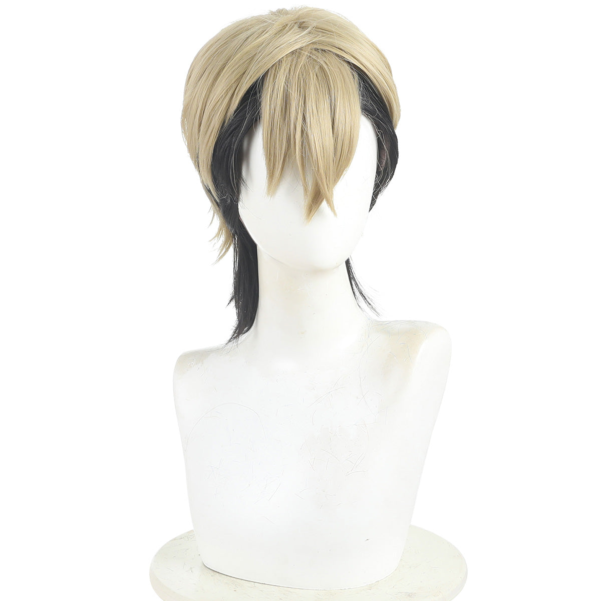 Gachiakuta Zanka Nijiku Golden Black Cosplay Wig