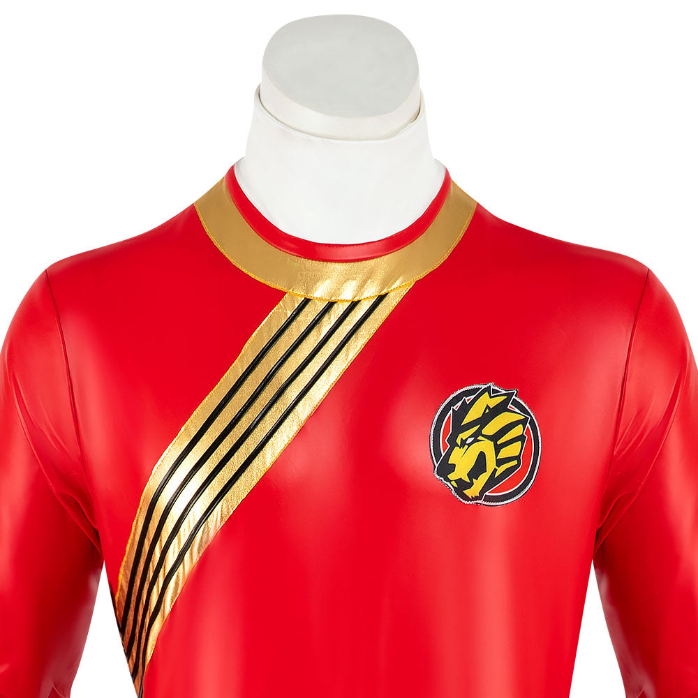 Power Rangers Wild Force Red Wild Force Ranger Cosplay Costume