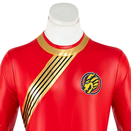Power Rangers Wild Force Red Wild Force Ranger Cosplay Costume