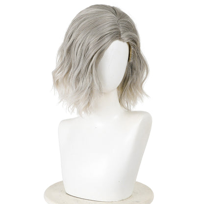 Genshin Impact Yelan Noir Violet Cosplay Perruque