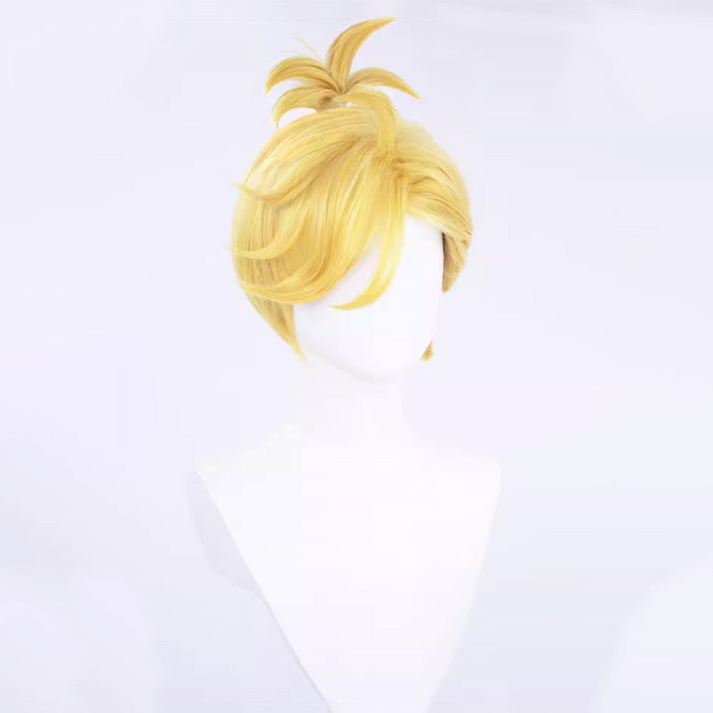 Honkai: Parrucca cosplay Star Rail Welt Yang Brown