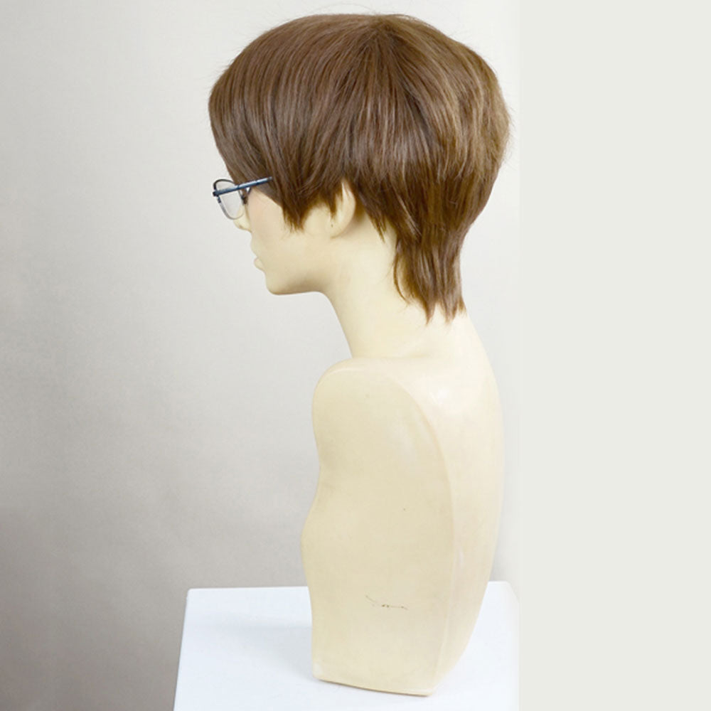 Fire Force Enen No Shouboutai Takehisa Hinawa Brown Cosplay Wig