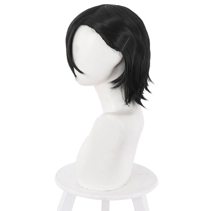 Genshin Impact Yelan Noir Violet Cosplay Perruque