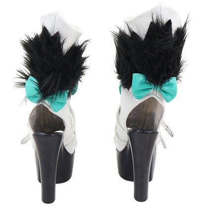 Akatsuki Deidara aus Naruto Halloween Weiße Schuhe Cosplay Stiefel