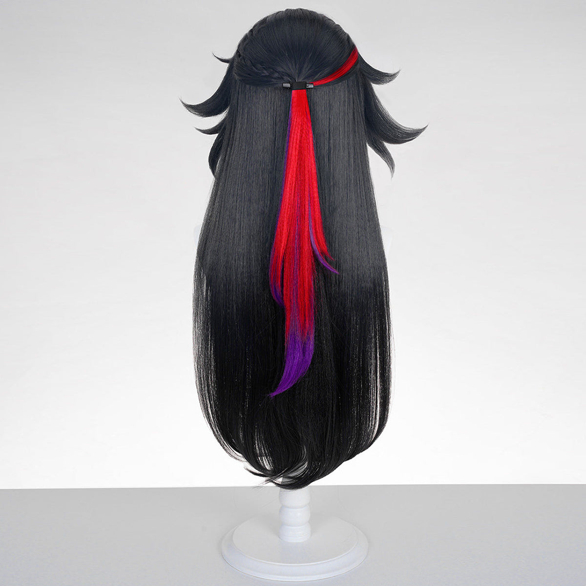 Honkai: Star Rail Ashveil Black Cosplay Wig