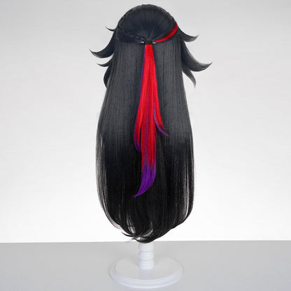 Honkai: Star Rail Ashveil Black Cosplay Wig