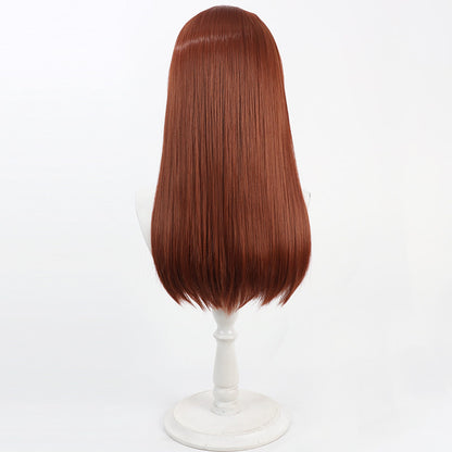 Dr.Stone Yuzuriha Ogawa Brown Cosplay Wig