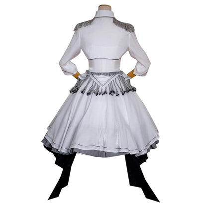 Date A Bullet Date A Live White Queen Kurumi Tokisaki Nightmare Wthie Dress Cosplay Costume