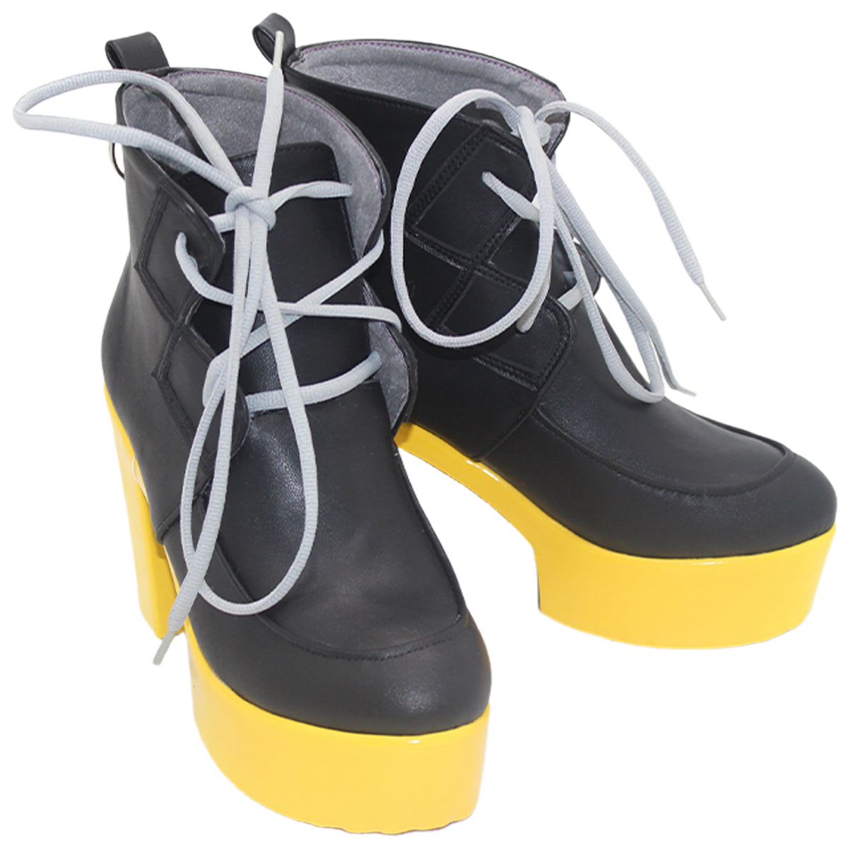Akatsuki Deidara de Naruto Halloween zapatos blancos botas de Cosplay
