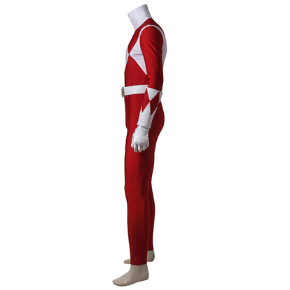 【In Stock】Mighty Morphin Power Rangers Red Ranger Cosplay Costume