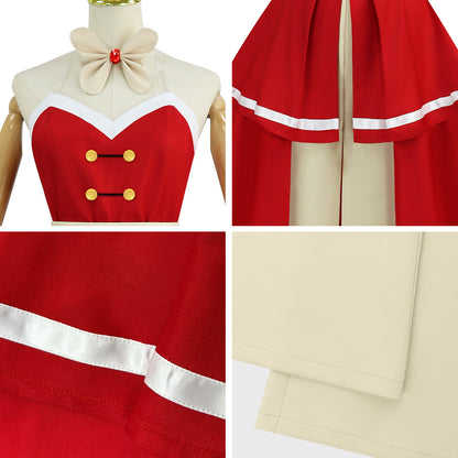 Hazbin Hotel Season 2 Charlie Party Dress Red Dress Cosplay Costume