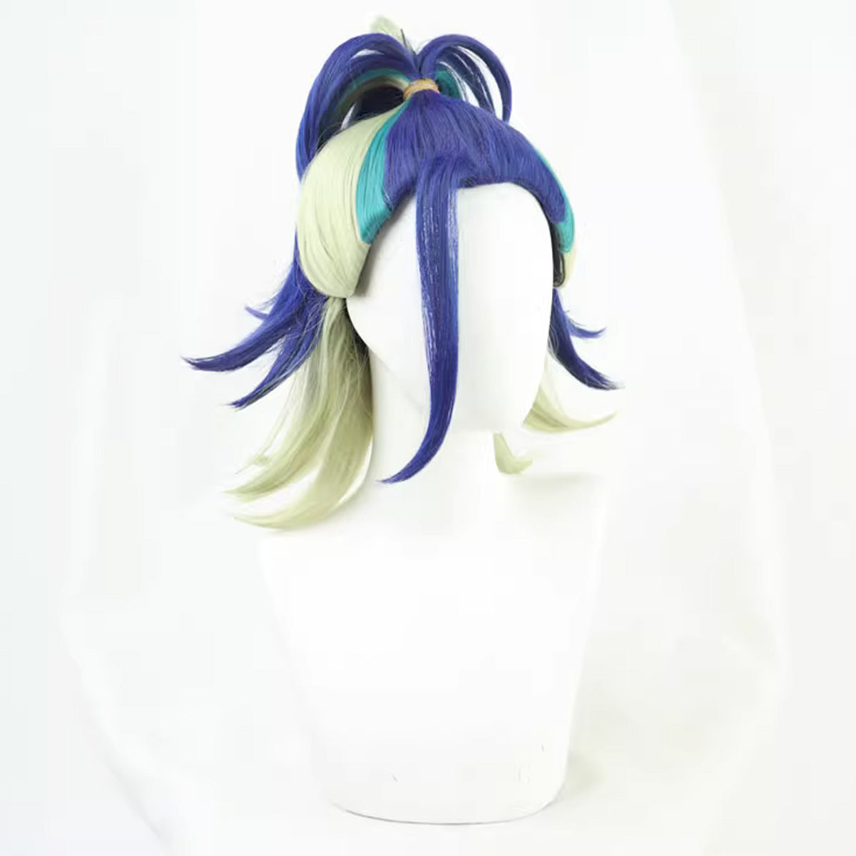 PM PM Legends: Arceus Adaman Blue Green Cosplay Wig