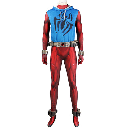 Marvel's Spider-Man 2 Scarlet Spider Spider Man Across the Spider Verse Scarlet Spider Cosplay Costume