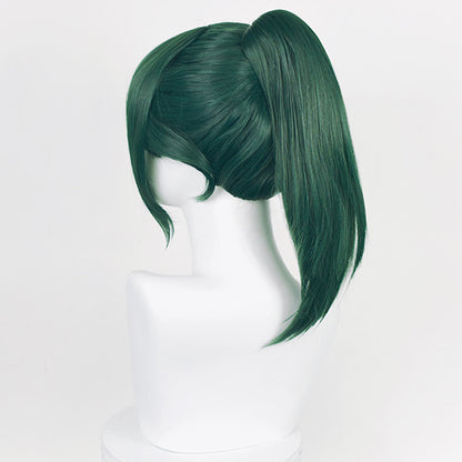 Genshin Impact Yelan Noir Violet Cosplay Perruque