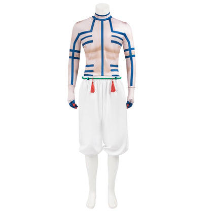Demon Slayer: Kimetsu no Yaiba Akaza Komaji Cosplay Costume
