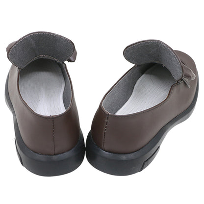 Higurashi When They Cry Satoko Hojo Grey Cosplay Shoes