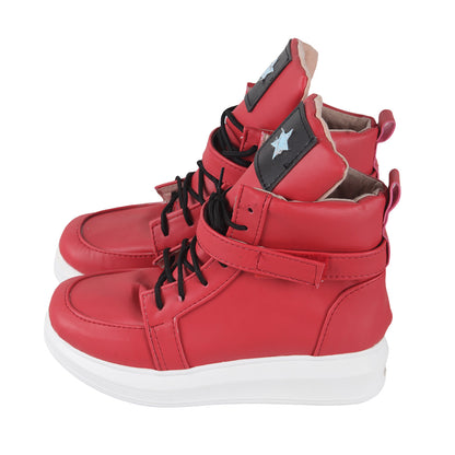 Akatsuki Deidara aus Naruto Halloween Weiße Schuhe Cosplay Stiefel