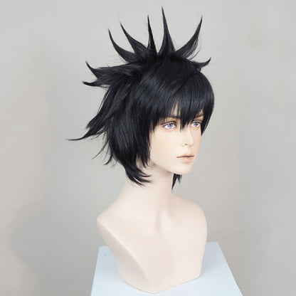 Genshin Impact Yelan Noir Violet Cosplay Perruque