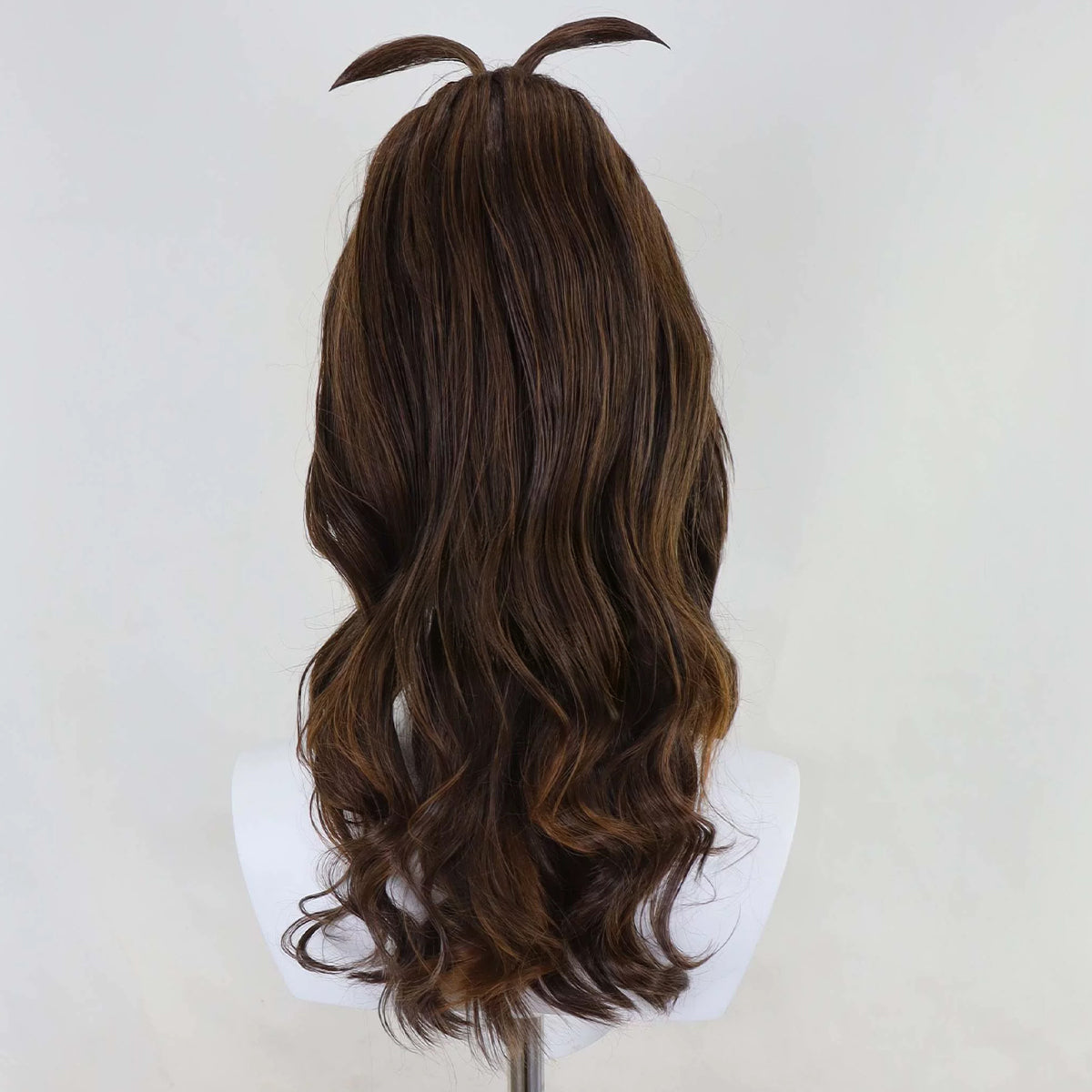 PM Black White PM Hilda Brown Cosplay Wig