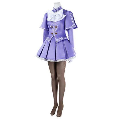 SF 6 Ingrid Purple Dress Cosplay Costume