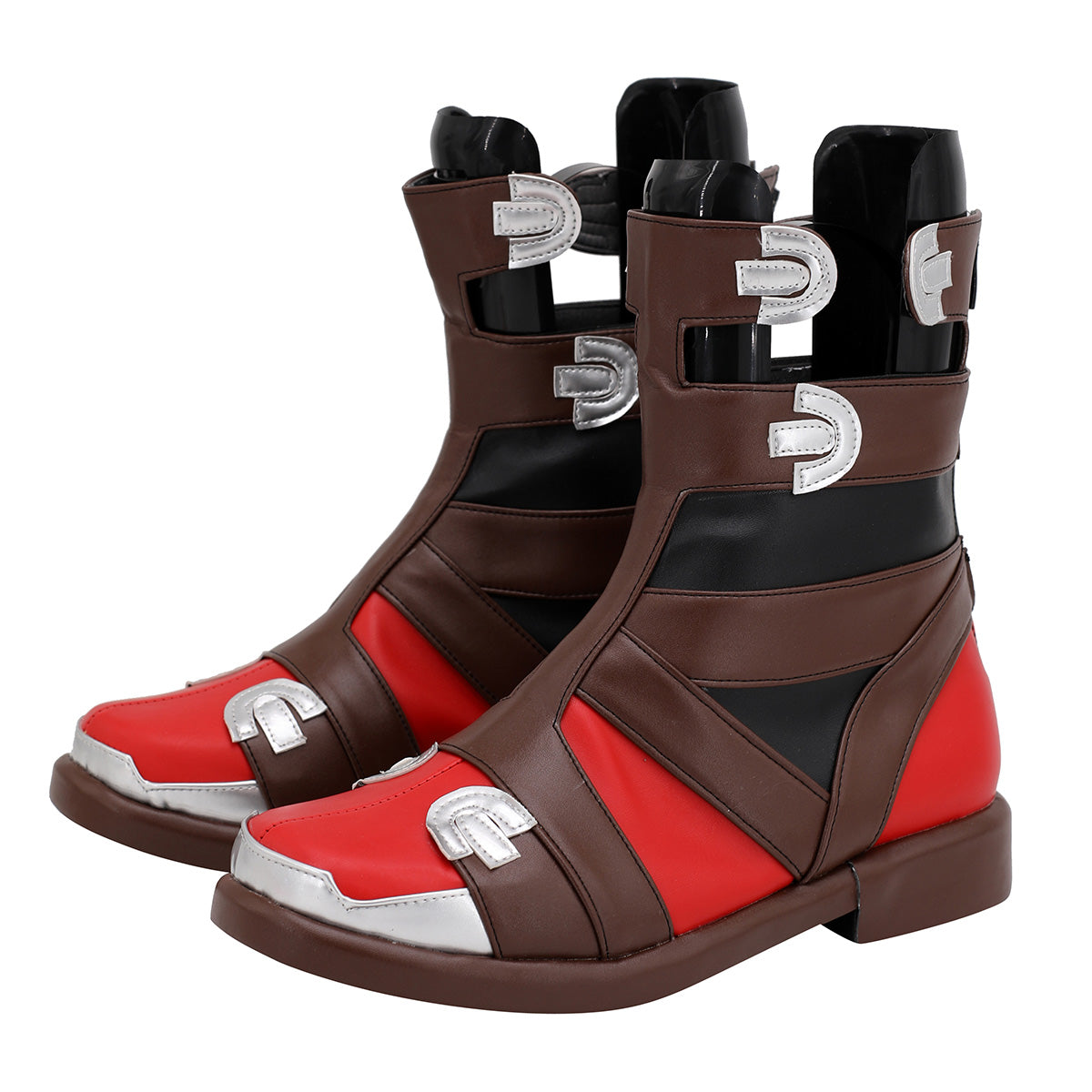 Xenoblade Chronicles Shulk Red Shoes Cosplay Boots
