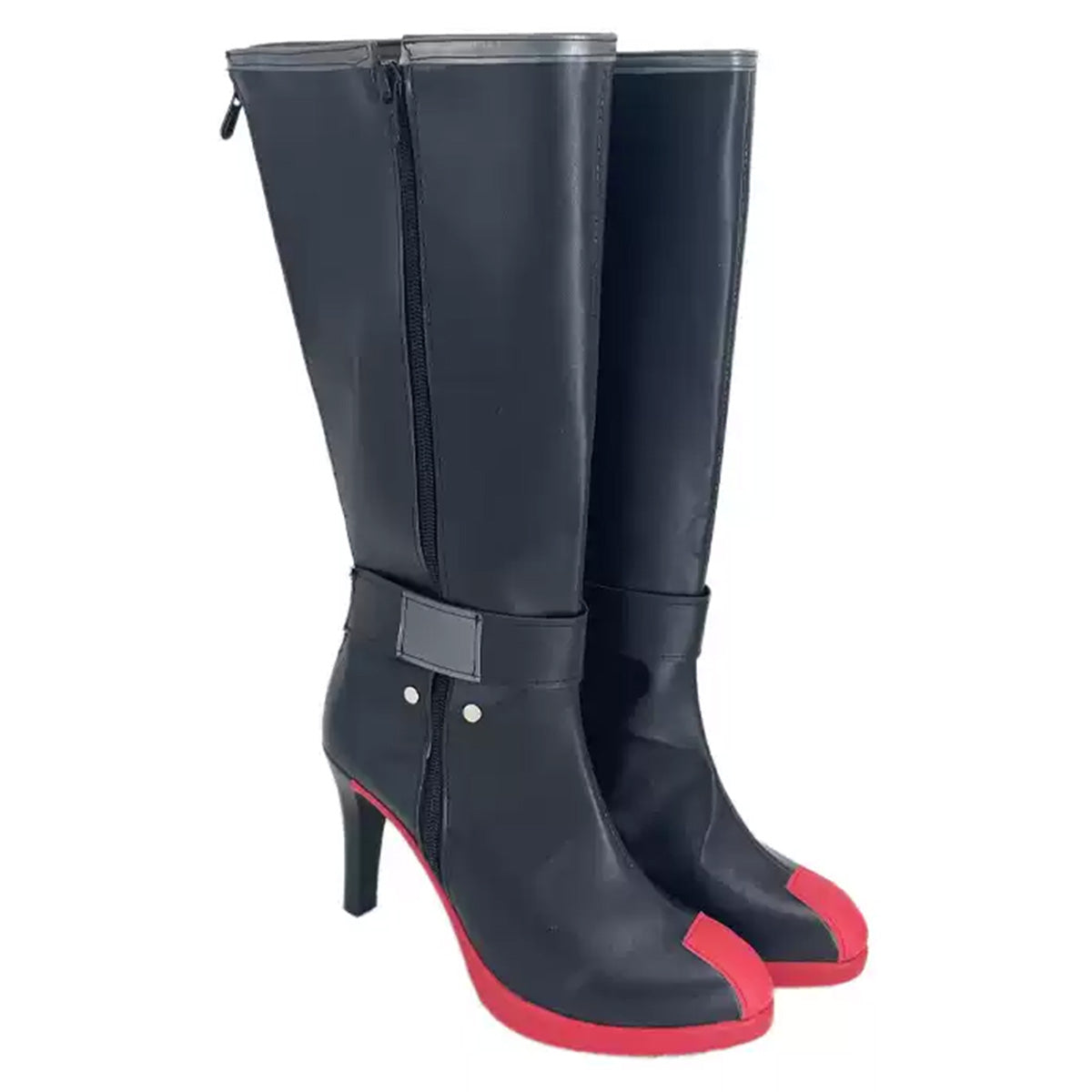 Akatsuki Deidara de Naruto Halloween zapatos blancos botas de Cosplay