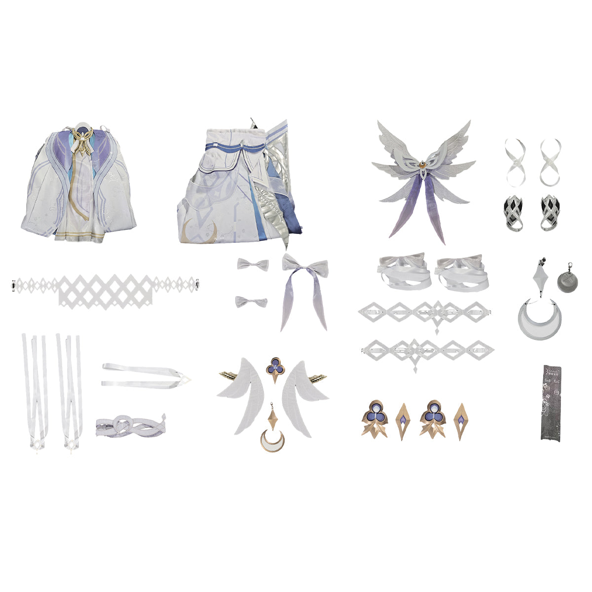 【In stock】Genshin Impact Moon Maiden Columbina Cosplay Costume