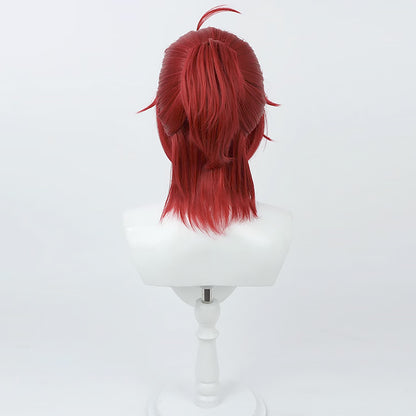 Honkai: Star Rail Luka Red Cosplay Wig