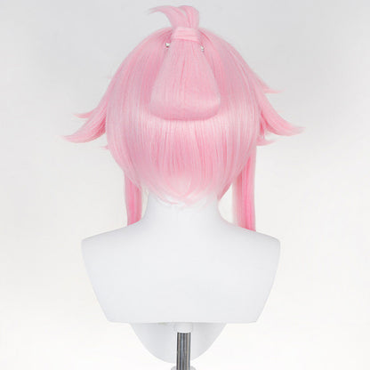 Honkai: Star Rail Evanescia Pink Cosplay Wig