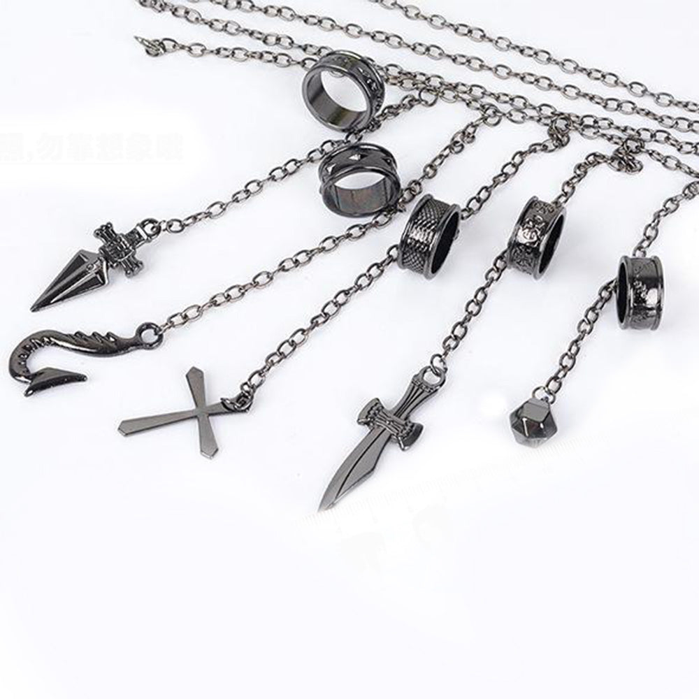 Hunter x Hunter Kurapika 5 Ring Chain Charms Cosplay – Gcosplay